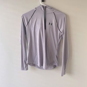 Under Armour lavender long sleeve shirt dri-fit